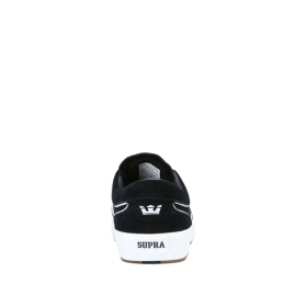 Supra Mens HAMMER VTG Low Top Shoes Black/white | US-34295